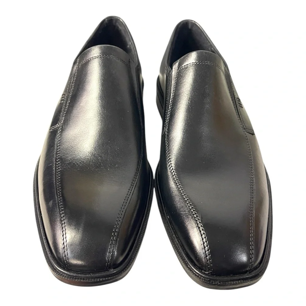 ECCO Illinois Black Leather Slip-On Loafers - Men’s EU 42, US 8-8.5 - New in Box